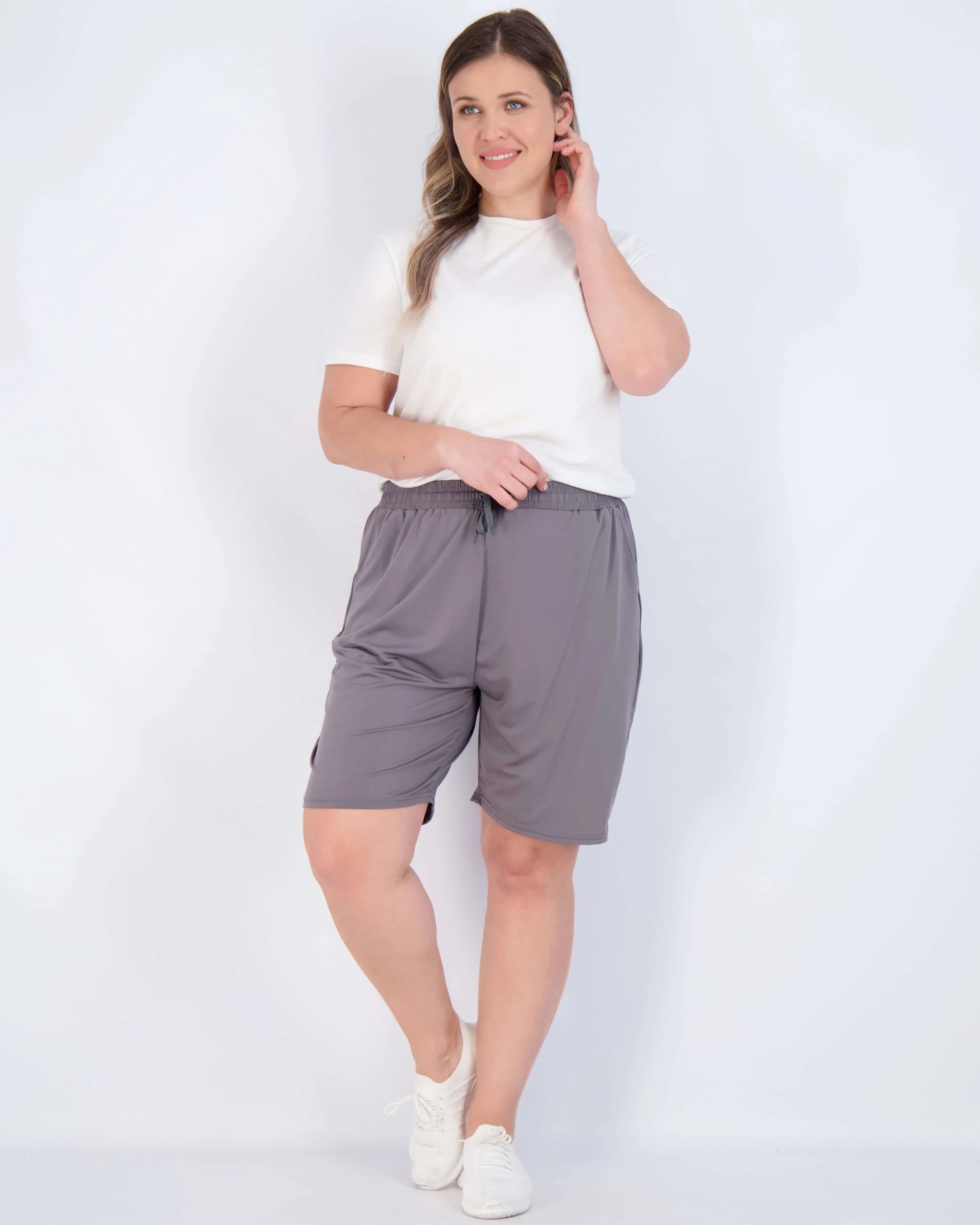 4 Pack: Womens Dry-Fit 7 Bermuda Shorts