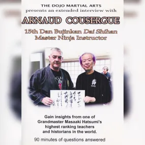 Arnaud Cousergue 15th Dan Bujinkan Interview (On Demand)