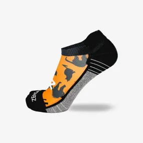 Black Cats Running Socks (No Show)