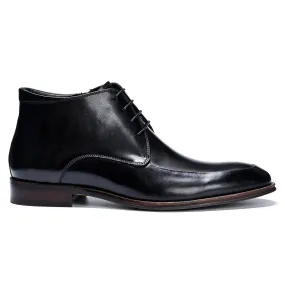 Chukka leather dress boots