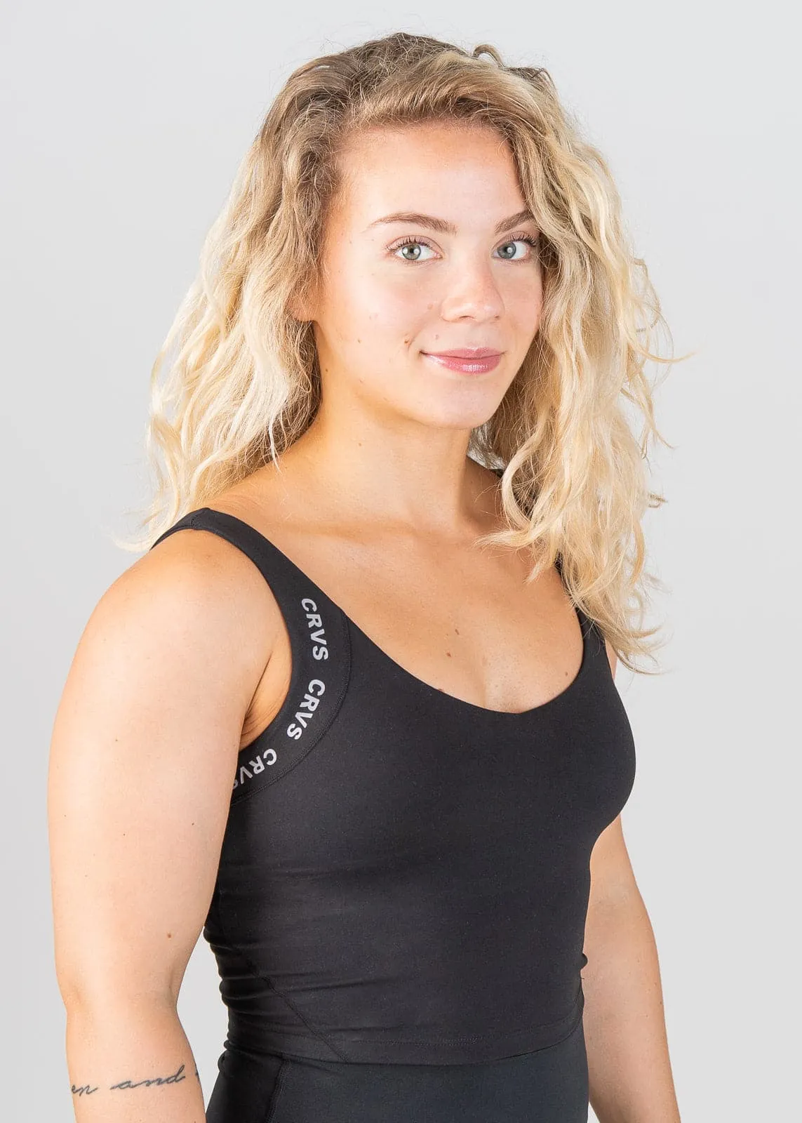 CRVS Crop Bra | Black