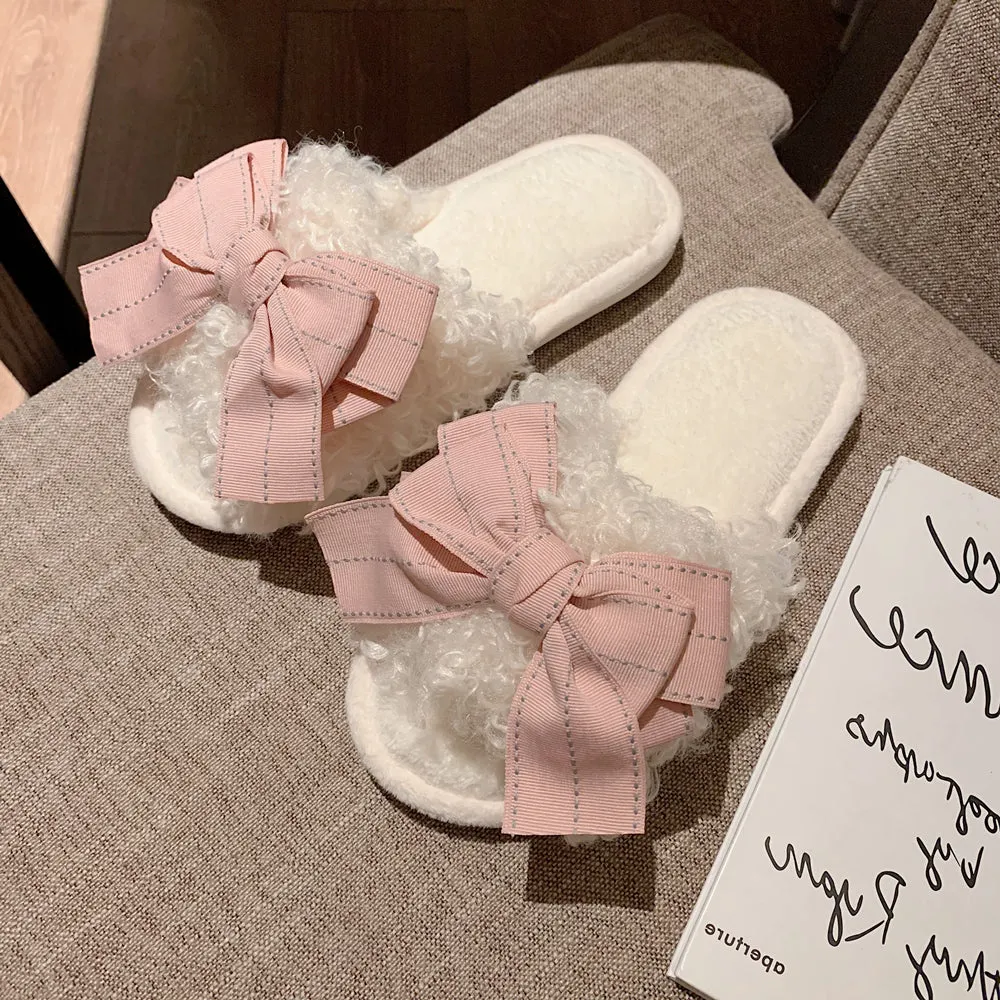 Cute Home Non-slip Cotton Slippers PL52961