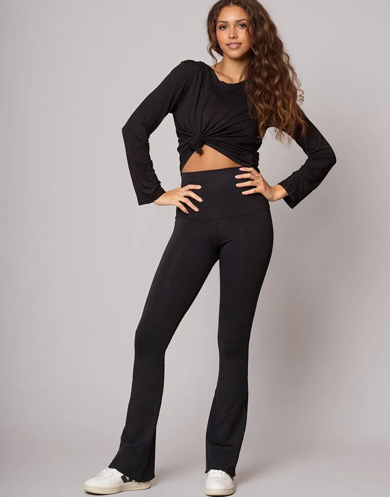 Freestyle Flare Legging Black