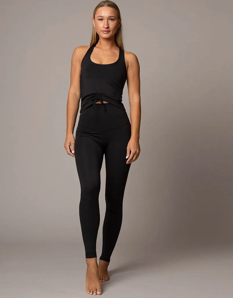 Freestyle Flat Front Legging Black