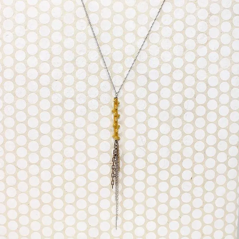 Golden Twig Necklace by brunet