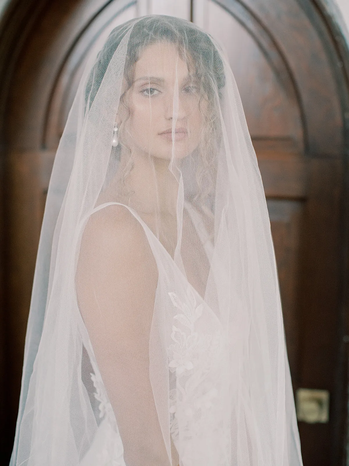 GRACE | Silk Blusher Veil