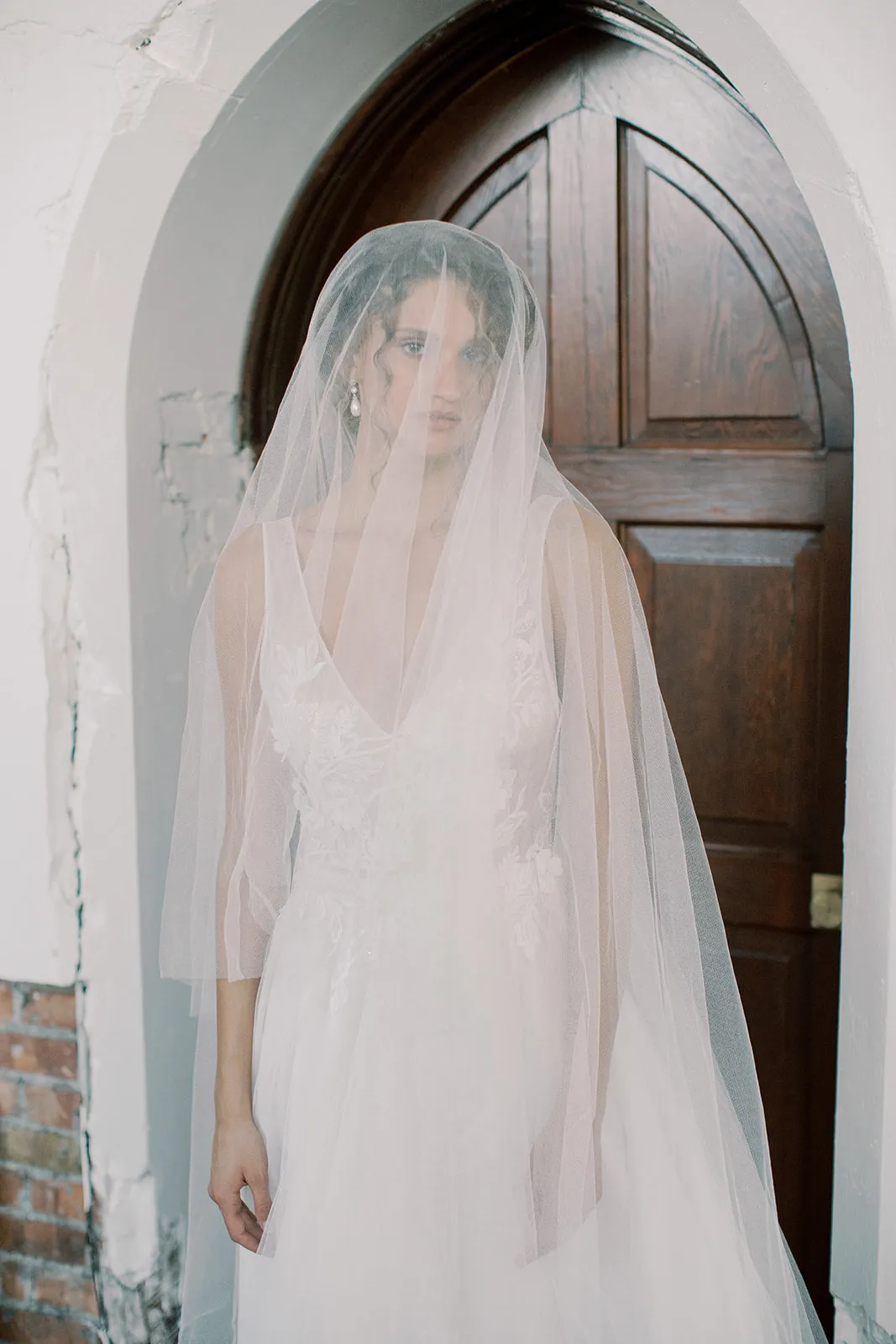 GRACE | Silk Blusher Veil