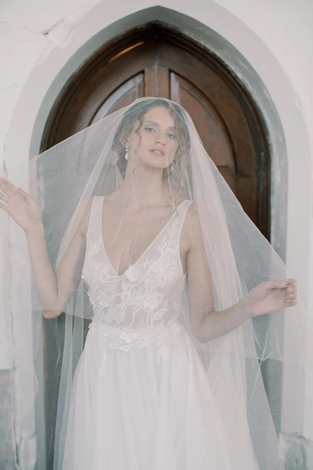 GRACE | Silk Blusher Veil