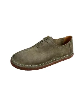 Handmade Retro Casual Men's Flat Shoes 37-45