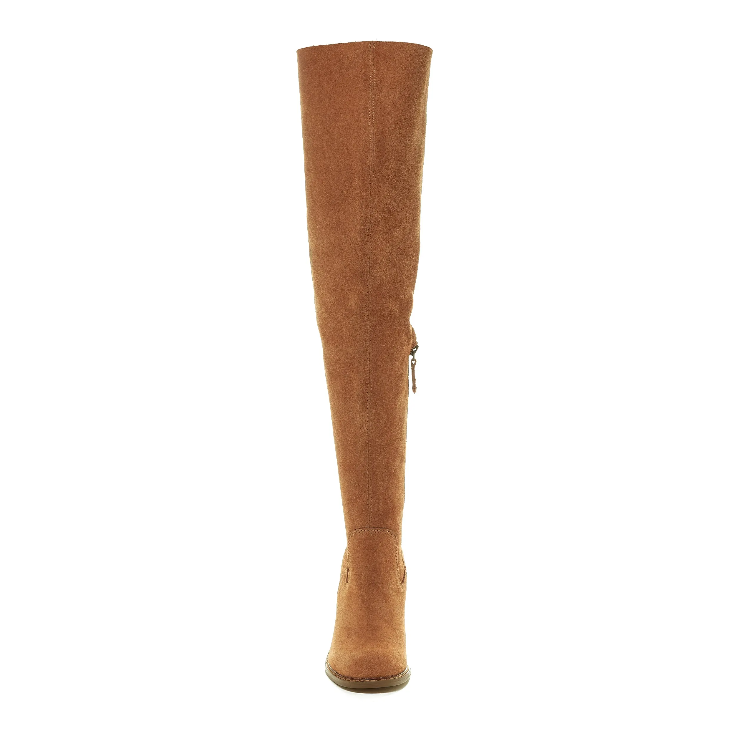 Logan Chestnut Wide Calf Boots