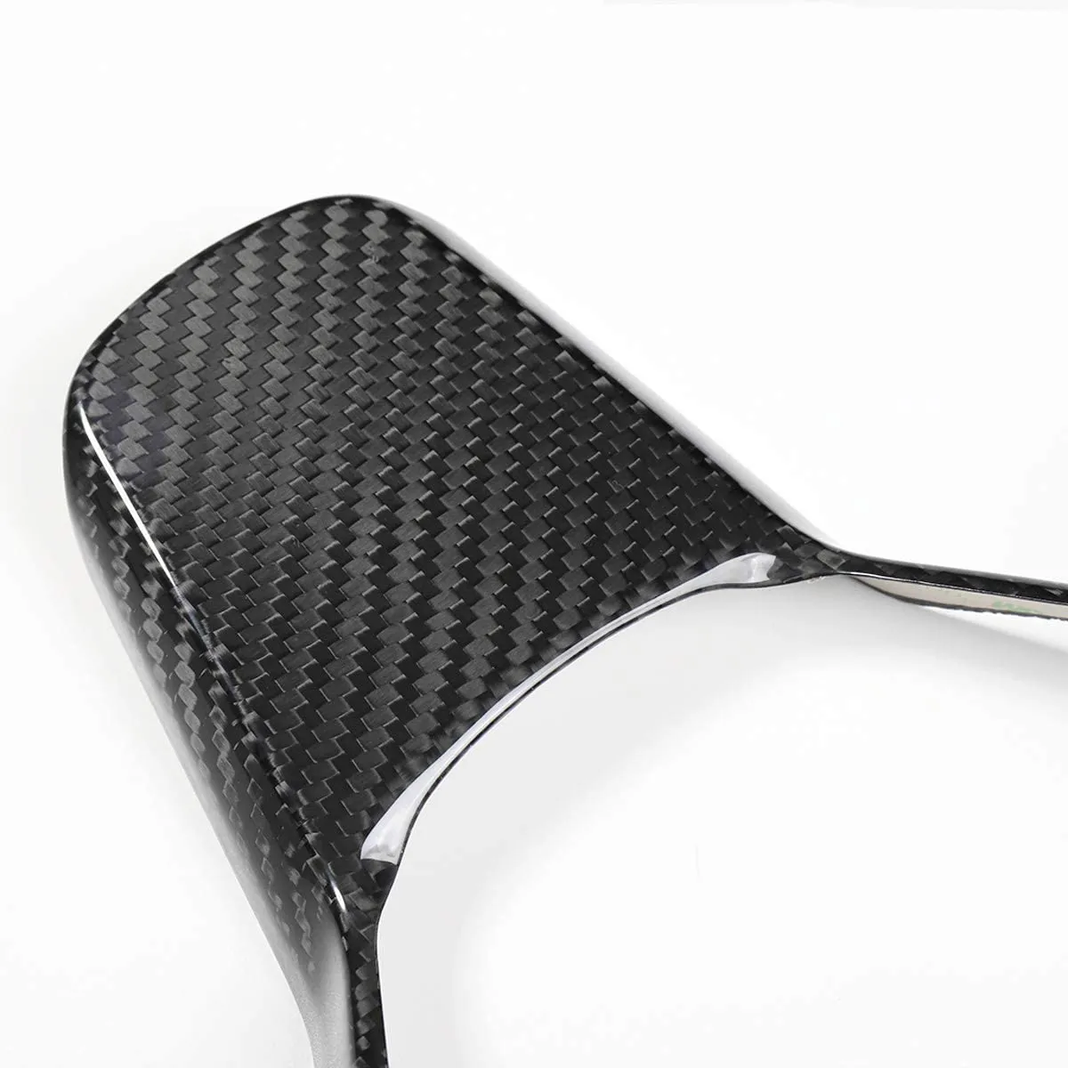 Model 3 / Y Steering Wheel Patch - Carbon Fiber Interior Mods