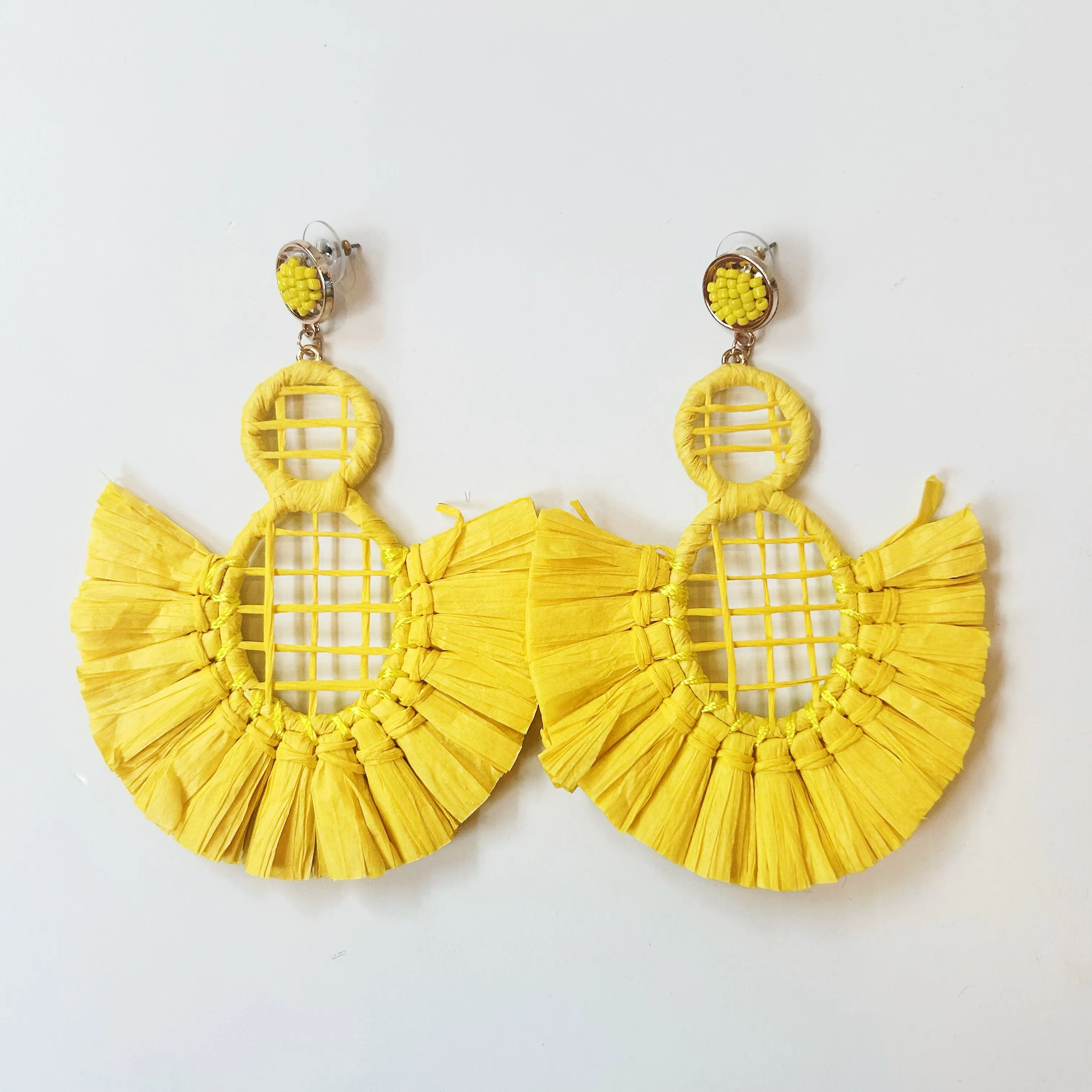 Raffia Earrings