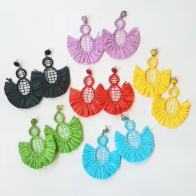 Raffia Earrings