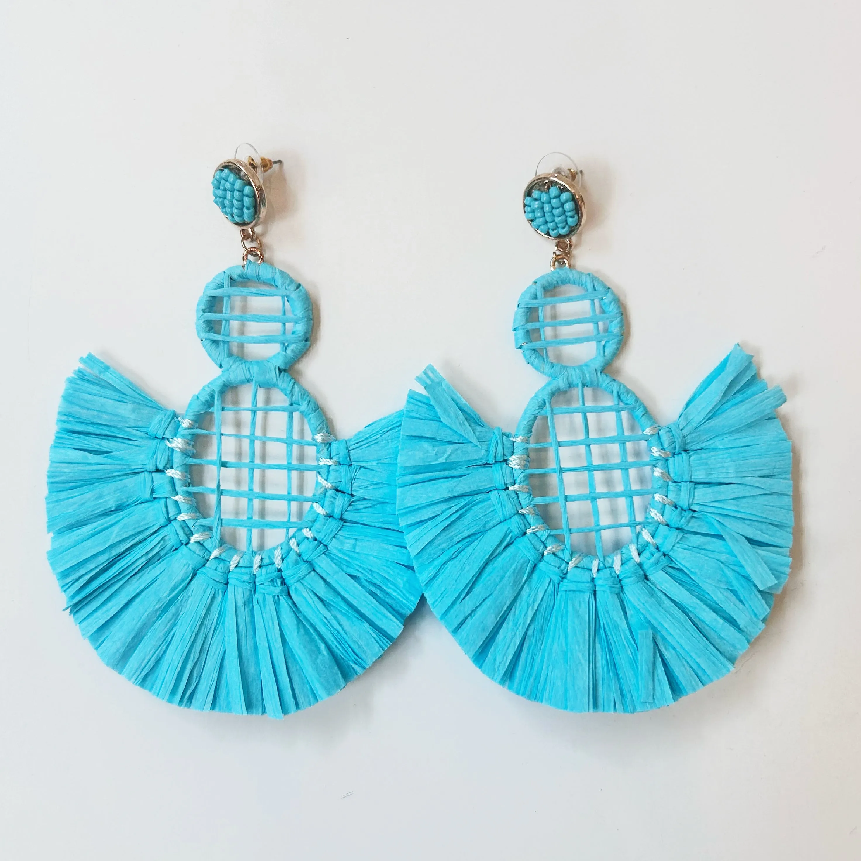 Raffia Earrings