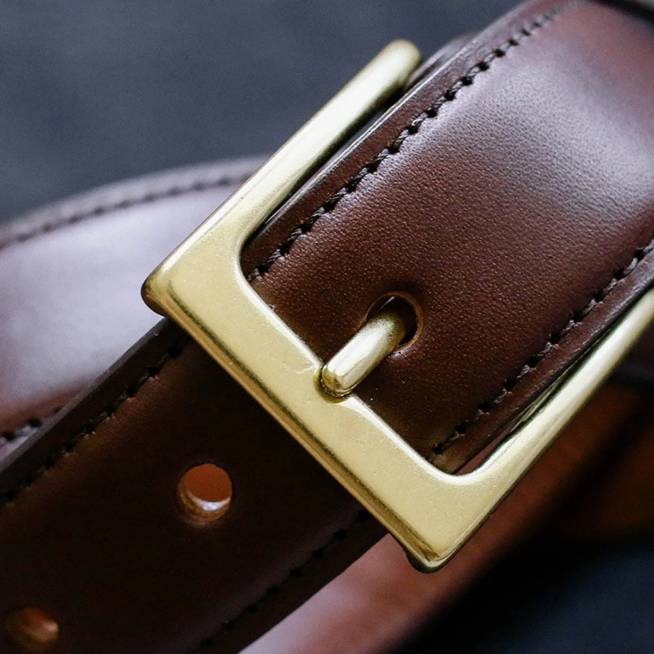 Tanner Goods Cognac Dress Belt