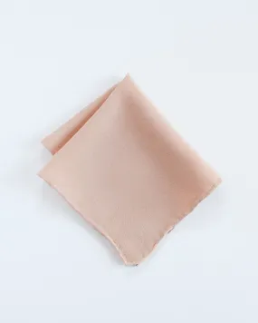 'The Hankie' Washable Silk Scarf in Peach