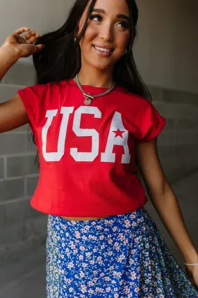 USA Star Graphic Tee