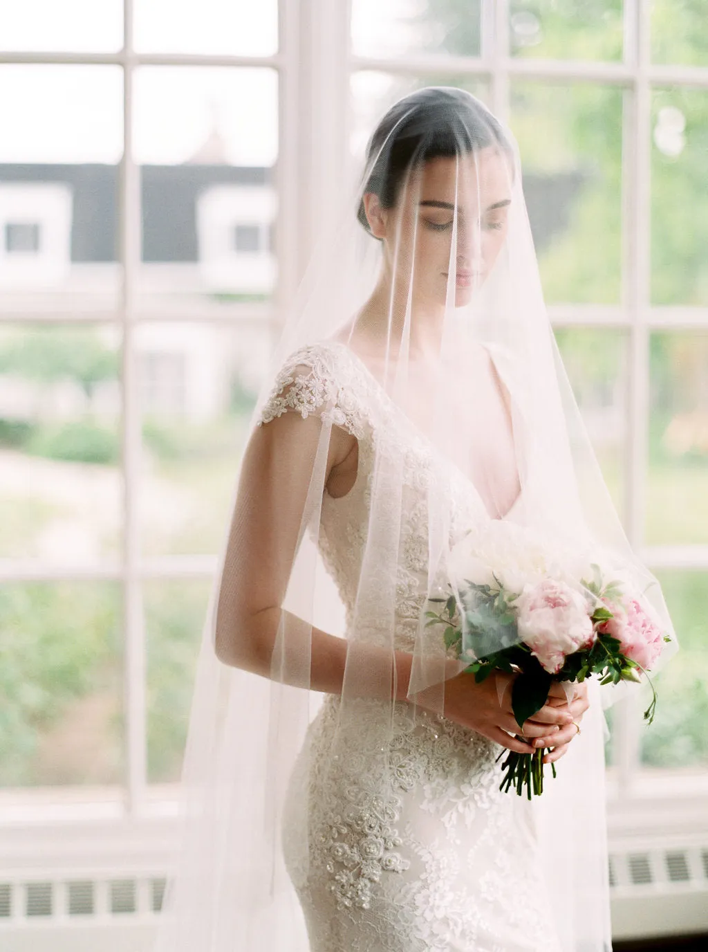 VIVIANNE | Bridal Veil with Blusher