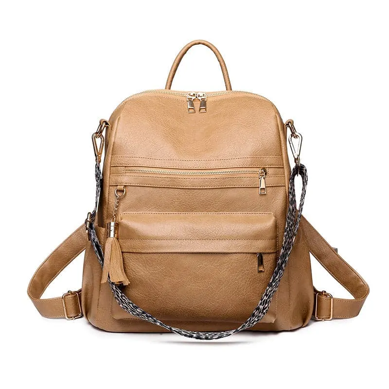 Women's Fashion Tassel Pendant Backpack